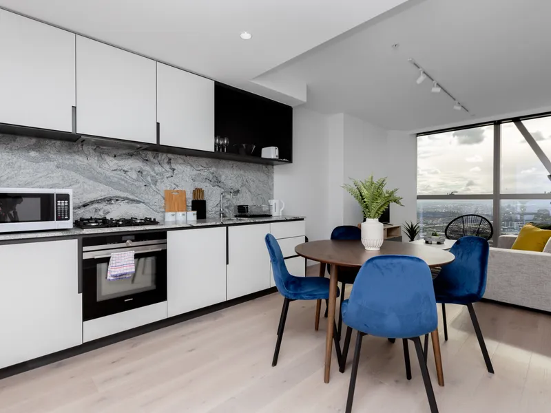 Luxious Fully Furnished two bed one bath one car park in West Side Place for Rent