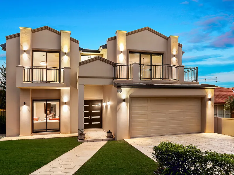 Elegant family entertainer offers private indoor/outdoor living