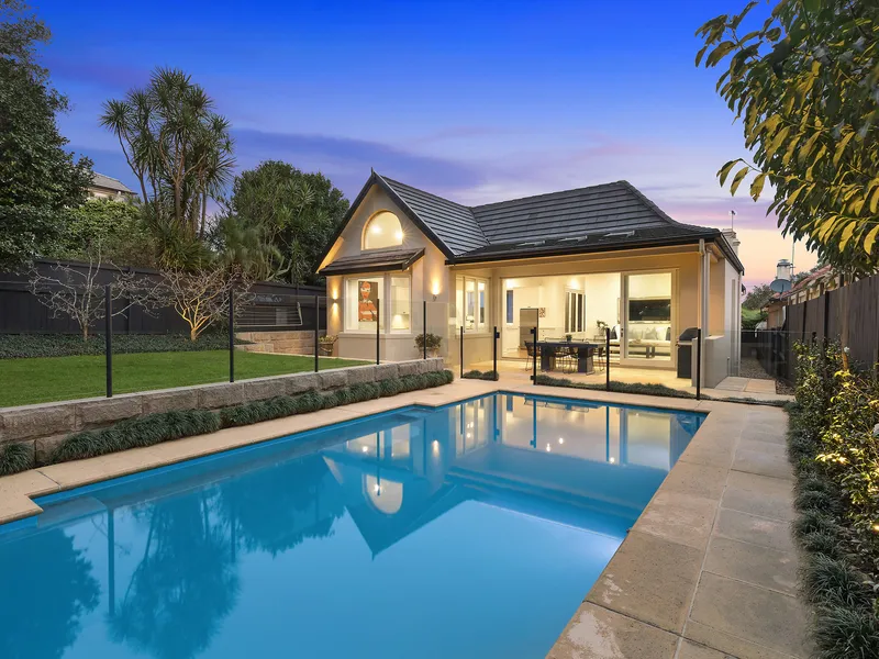 Sophisticated home on 759sqm boasts north to rear aspect