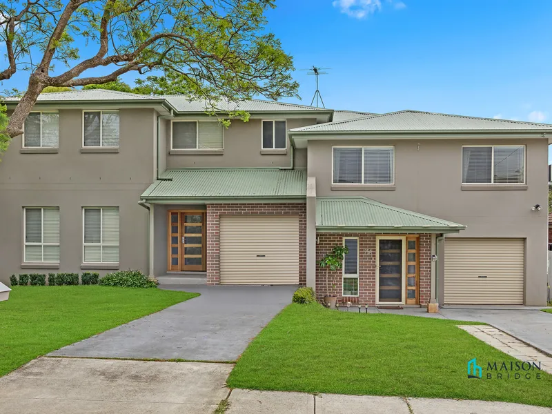 Incredible Double Brick Family Home, Peaceful Yet Convenient Locale