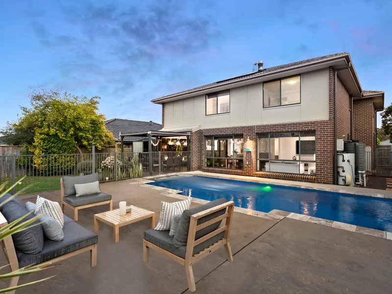 Indoor-Outdoor Family Entertainer with Pool and Parent's Retreat