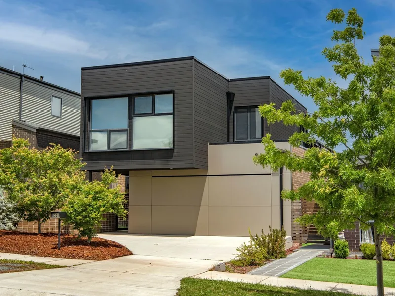 Striking contemporary home in sought after location!