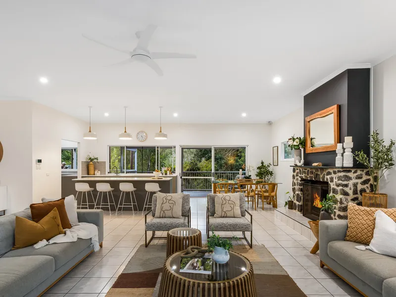 Tranquil Resort Inspired Living on 1.3 Lush Acres