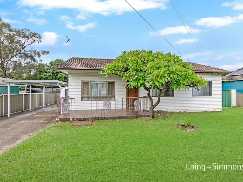 Well-maintained house and granny flat set on a coveted 1,012sqm block