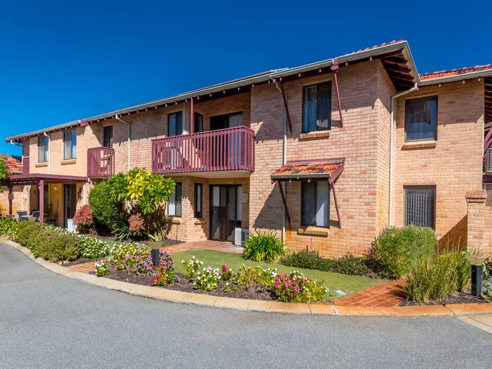 Enjoy lovely views from the balcony of this refreshed villa at Parkland Villas Booragoon