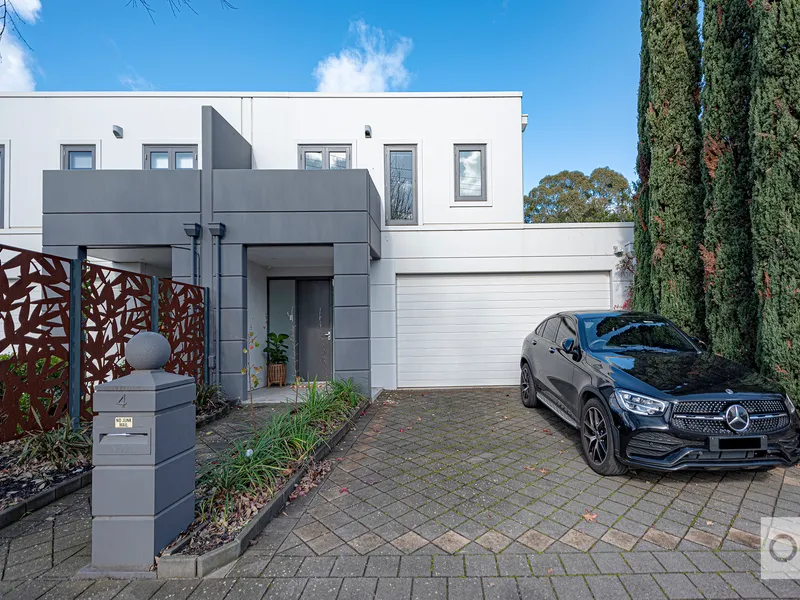 Sleek and contemporary, close to city