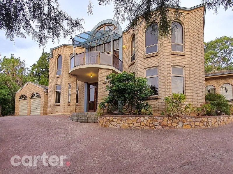 Set your sights on a palatial, hand-crafted home with a view to go with its very bright future...