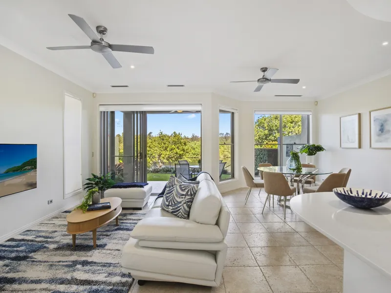 RARE OPPORTUNITY! Immaculate Waterfront living in secluded Quay South, Emerald Lakes.