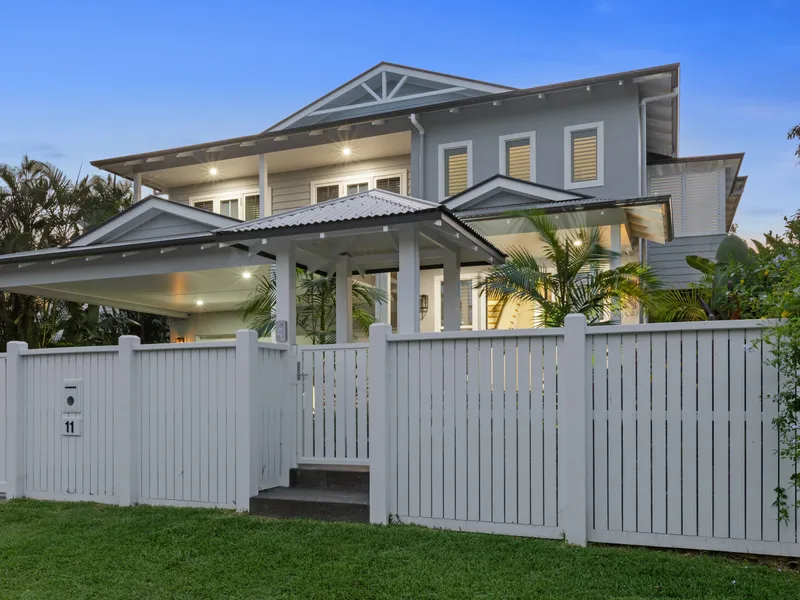 Immaculate Hamptons-inspired sanctuary on a prime 733sqm