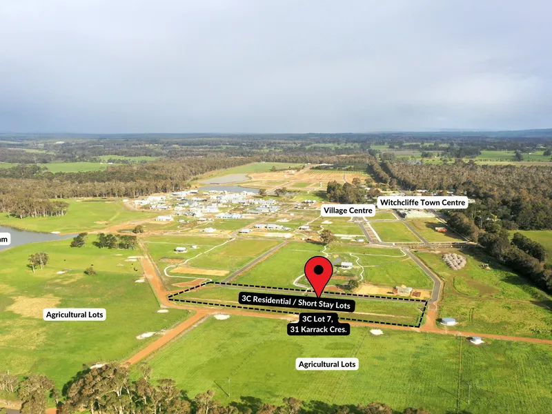 Lot 7, 31 Karrack Crescent Witchcliffe - 360sqm Residential / Short Stay Strata Title Lot - Witchcliffe Ecovillage