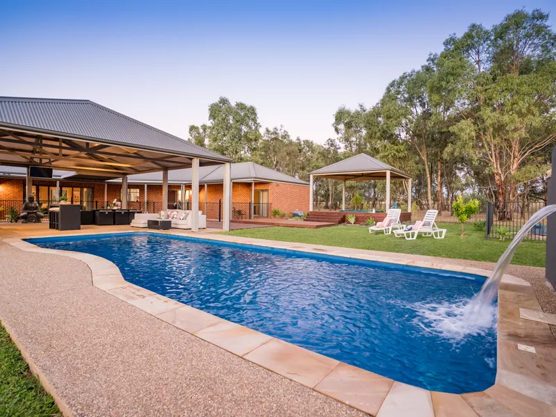 Resort style dream home in the country