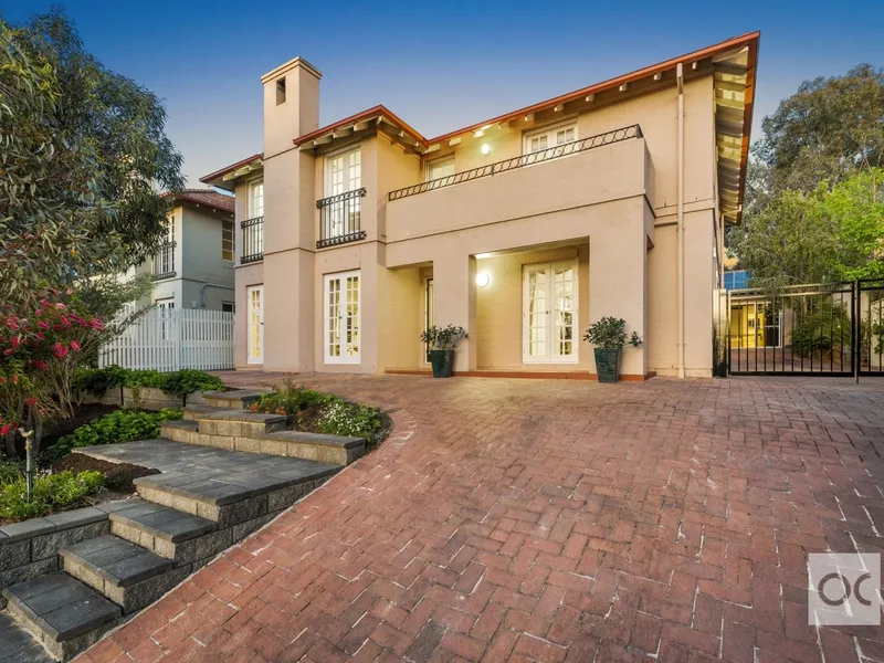 Generous and luxurious family living inside and out