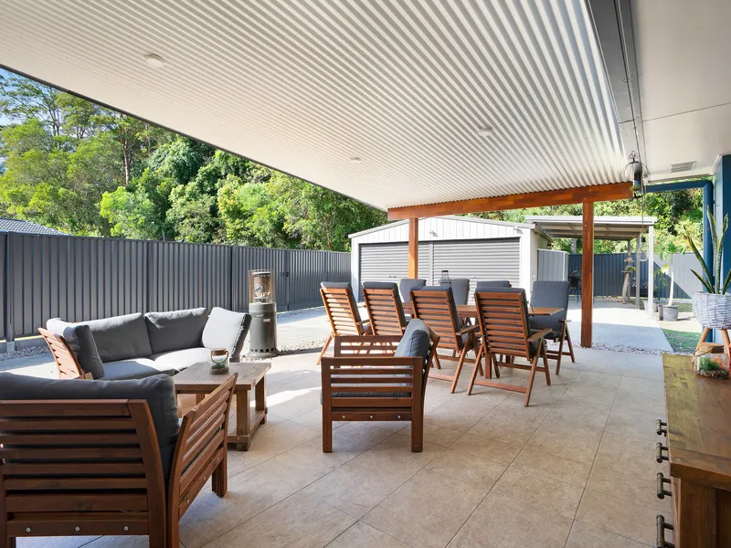 An updated family abode complete with a separate studio