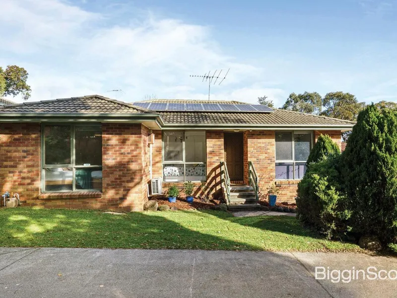 Comfortable unit with positioned for convenience