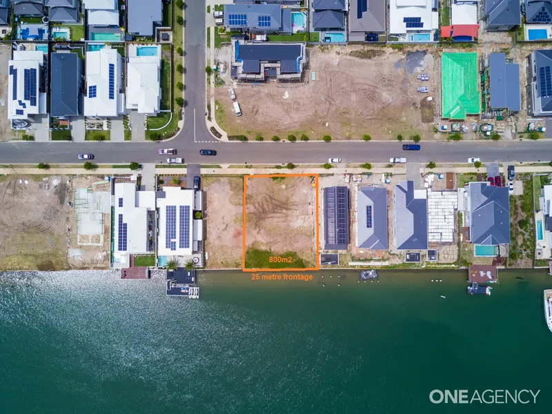 Huge 800m2 block with 25 metre frontage 
