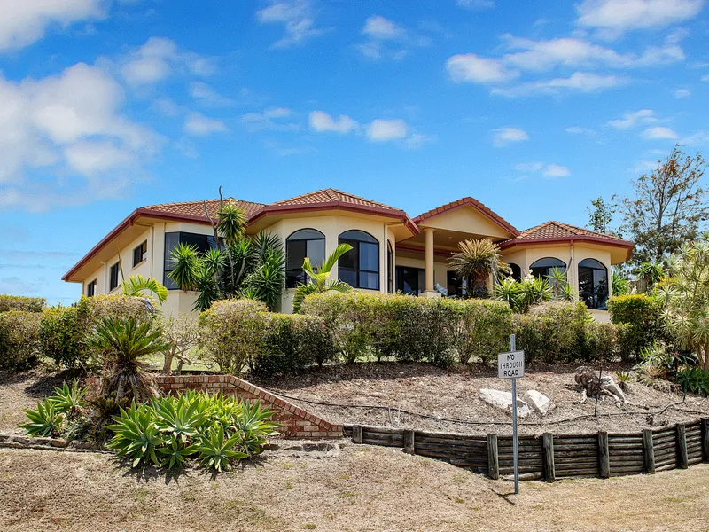 A grand home with enviable views