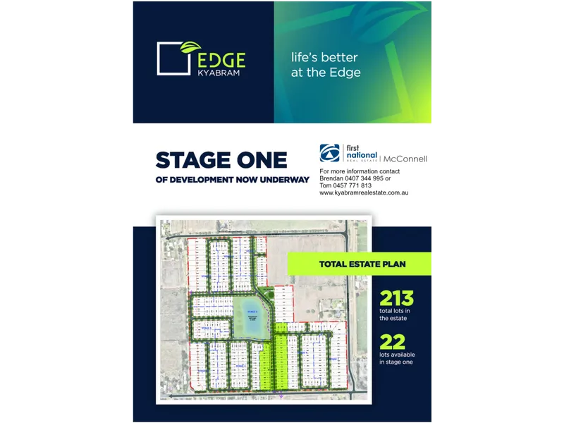 Stage 1 – Under Construction & Selling Now