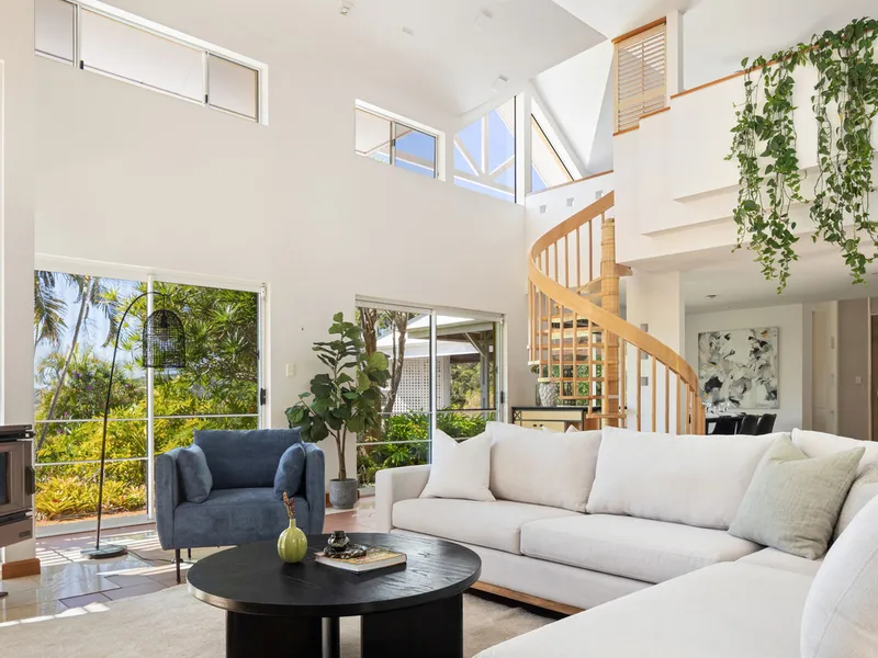 Resort-style living set amongst magnificent nature.