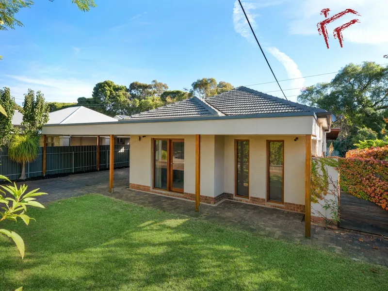 Fully renovated with plenty of room to move and scope for so much more.