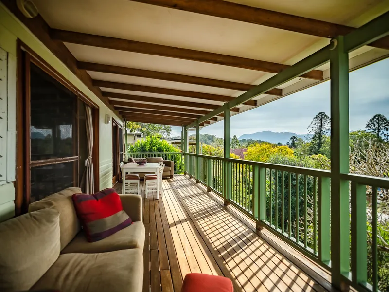 A character home and a beautiful view, welcome to Bellingen...