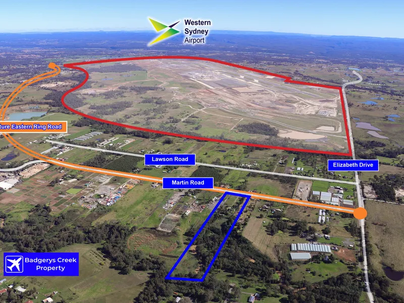 Industrial Land - Badgerys Creek - 22,260 sqms / 5.5 acres - Near Airport and Motorway