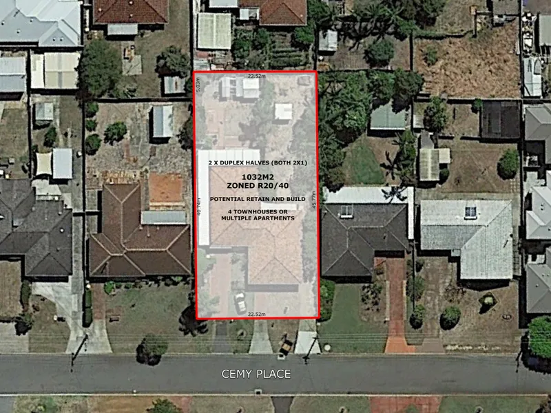 DEVELOPMENT SITE - 2 RENTAL PROPERTIES