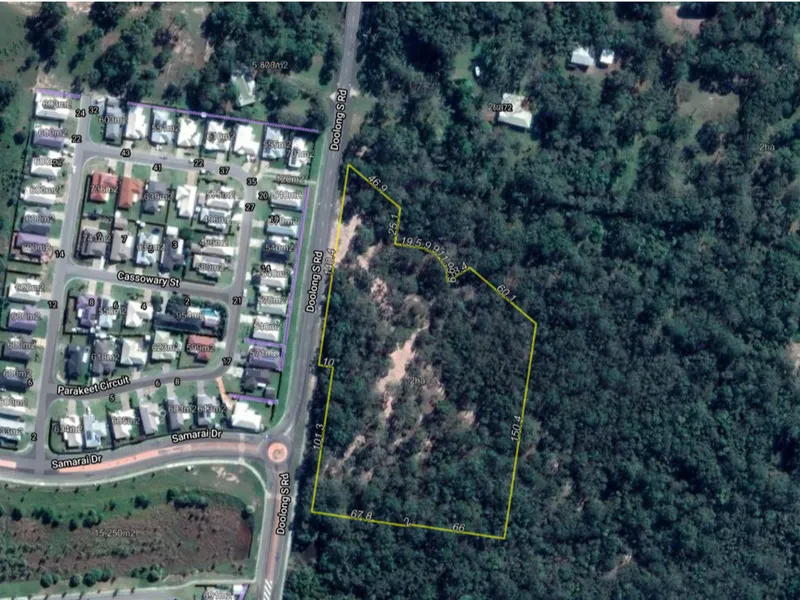 Development land near The Anglican College