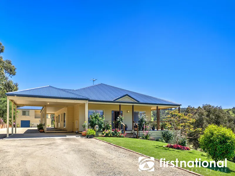 Boutique Dual Living on Almost 3.5 Acres with stunning views