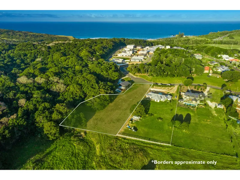 Coastal semi-acreage –  picturesque vacant block – world class surf break nearby - build your dream home and more!