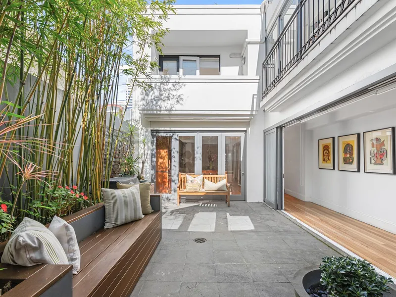 Architect-Recreated Victorian Semi With A Suntrap Internal Courtyard And Lock-Up Garage