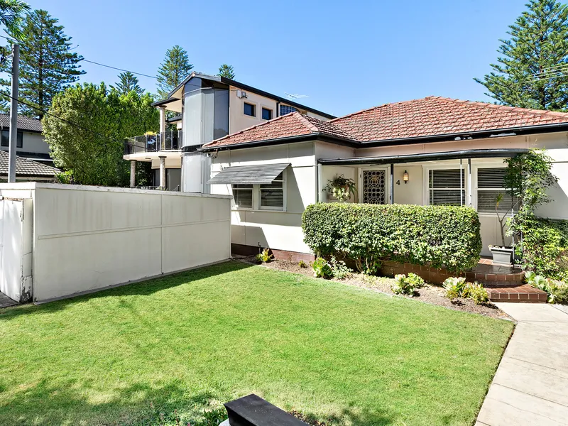 Original beach cottage with exciting future potential