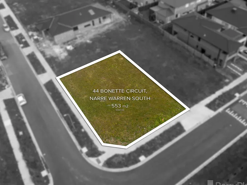 Titled and Ready to Build on 553m2