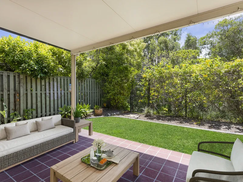 Private & Peaceful Low Maintenance Living in Burleigh!