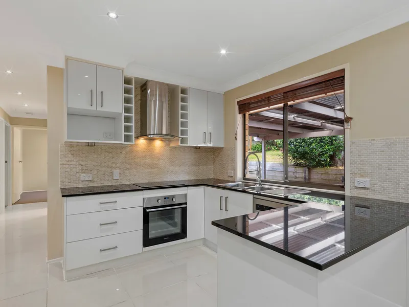 Private and secure, lowset home.