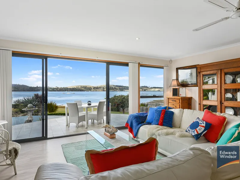Waterfront home with separate unit