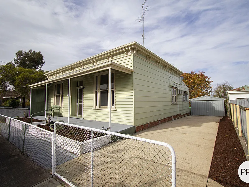 COMFORTABLE COTTAGE-STYLE THREE BEDROOM HOME, WITH TIDY PRIVATE YARD AND SHEDDING