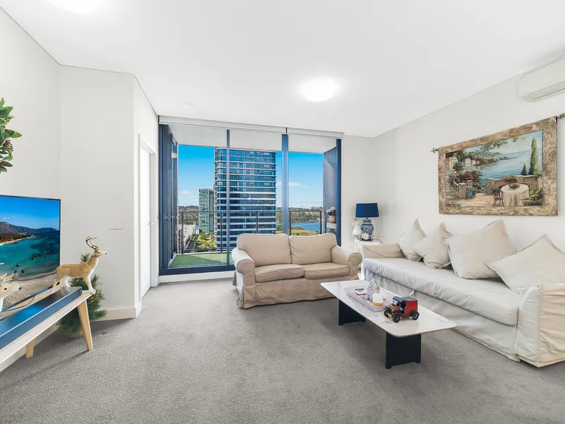 Fully furnished 2 bedroom in Wentworth Point with gym & pool. Flexible leasing terms