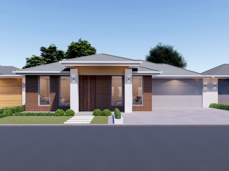 Fixed price turn-key luxury house and land package with double garage!