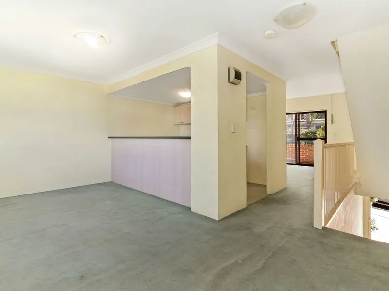 HUGE, NORTH FACING TOWNHOUSE STYLE APARTMENT
