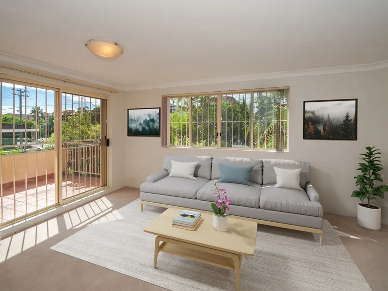 Spacious modern two bedroom apartment with large balcony