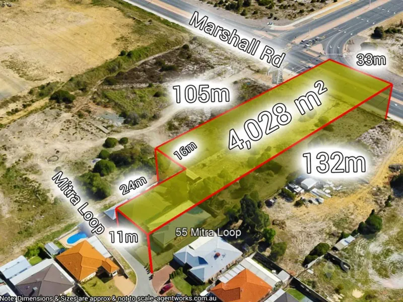 PERFECT INVESTMENT on a 4028 sqm BLOCK