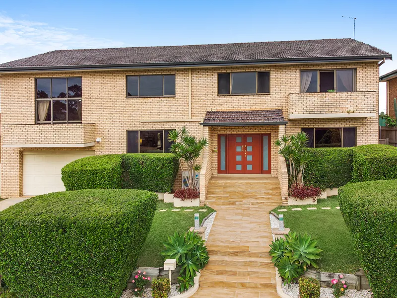 Grand brick home in premier parkside address