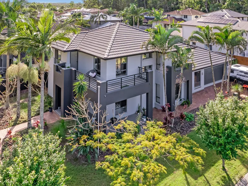 Immaculate contemporary family home with side access and sparkling pool