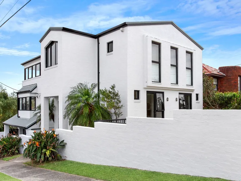 Idyllic Family Sanctuary with Iconic Harbour Bridge, Opera House and City Skyline Views on Impressive Corner Parcel