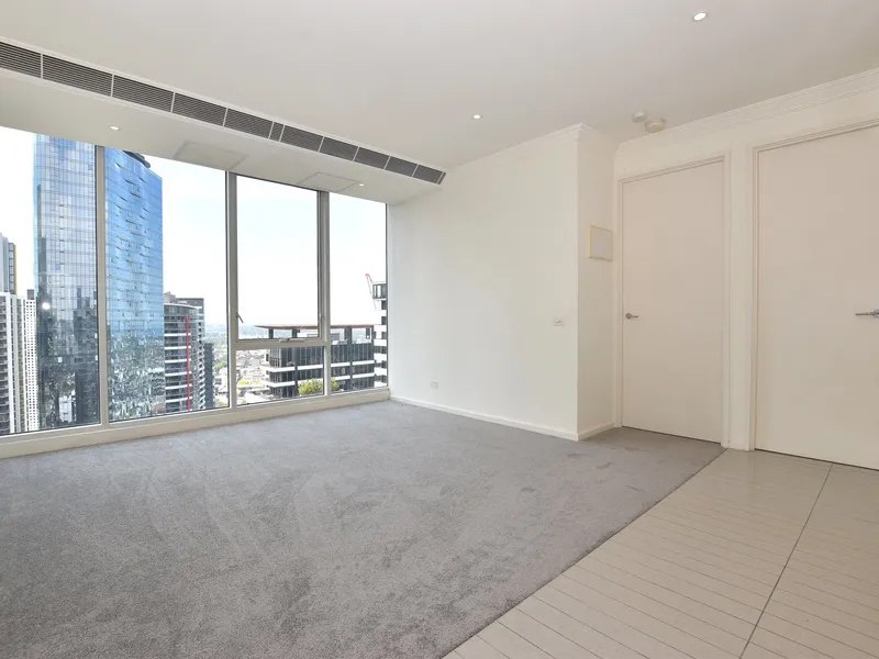 Two Bedroom Apartment on Level 31 with Views of Albert Park Lake and Port Phillip Bay!