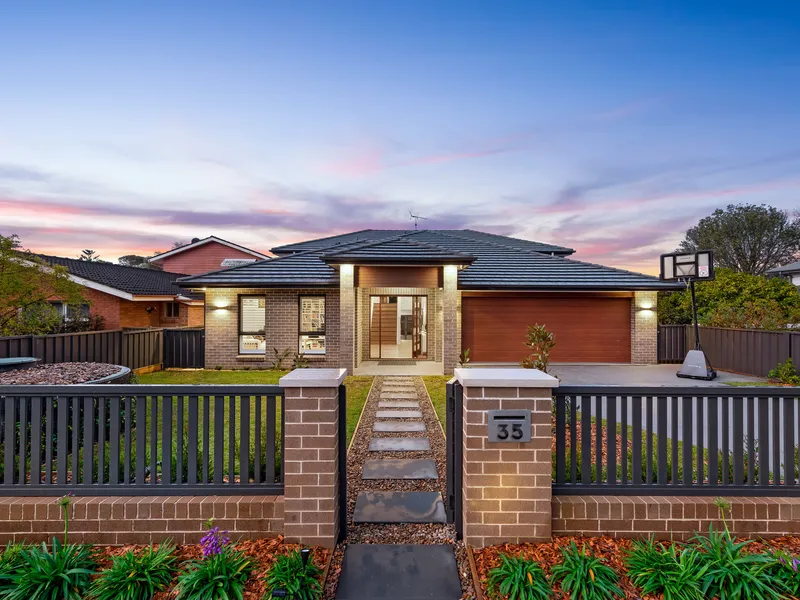 Contemporary family oasis with uninterrupted views