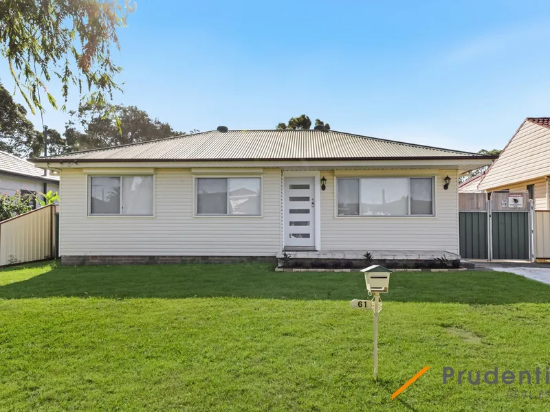 Updated three-bedroom family home with a large block and a pool