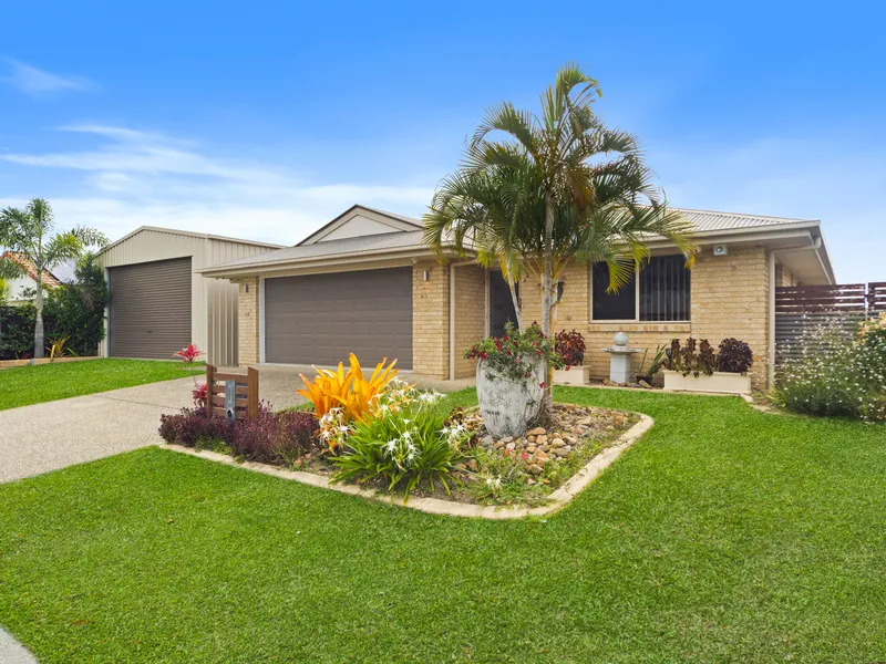 Fabulous family home with huge Colorbond shed