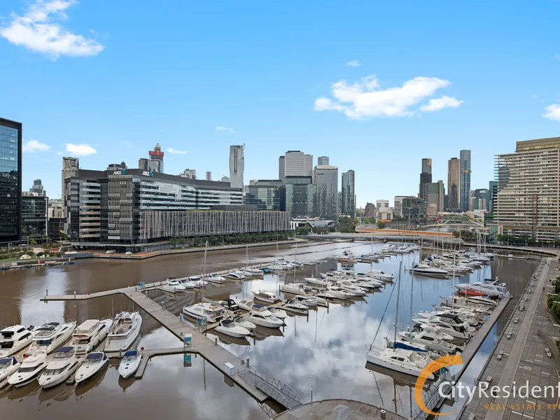 luxury living over the marina in highly sought Yarra's Edge