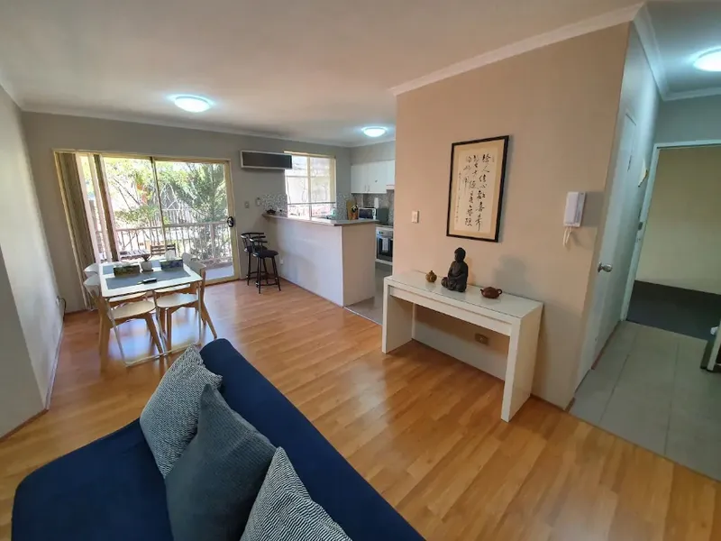 Fully furnish 2 bedroom unit with double lock up garage